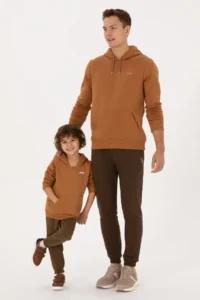 US Polo Assn. Boys' Camel Basic Sweatshirt - Image 2