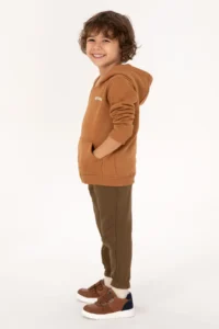 US Polo Assn. Boys' Camel Basic Sweatshirt - Image 4