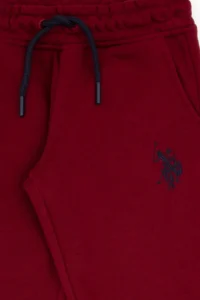 US Polo Assn. Boys' Burgundy Sweatpants - Image 4