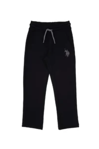 US Polo Assn. Boys' Black Sweatpants - Image 2