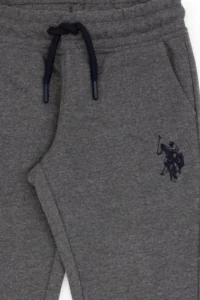 US Polo Assn. Boys' Anthracite Melanj Sweatpants - Image 4