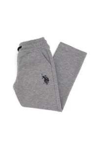 US Polo Assn. Boys' Gray Melanj Sweatpants - Image 3
