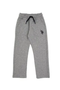 US Polo Assn. Boys' Gray Melanj Sweatpants - Image 4