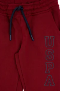 US Polo Assn. Boys' Burgundy Sweatpants - Image 4