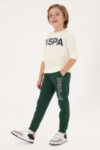 US Polo Assn. Boys' Dark Green Sweatpants