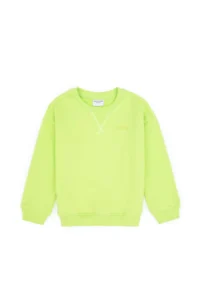 US Polo Assn. Boys' Green Crew Neck Basic Sweatshirt - Image 3