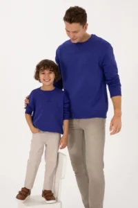 US Polo Assn. Boys' Purple Basic Sweatshirt - Image 2