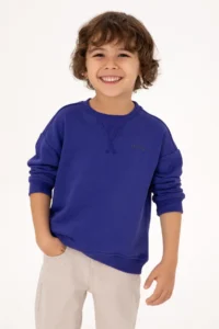 US Polo Assn. Boys' Purple Basic Sweatshirt - Image 3