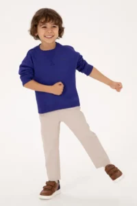 US Polo Assn. Boys' Purple Basic Sweatshirt - Image 4