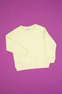 US Polo Assn. Boys' Yellow Crew Neck Basic Sweatshirt