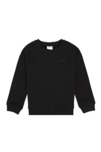 US Polo Assn. Boys' Black Crew Neck Basic Sweatshirt - Image 2