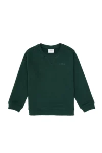 US Polo Assn. Boys' Dark Green Crew Neck Basic Sweatshirt