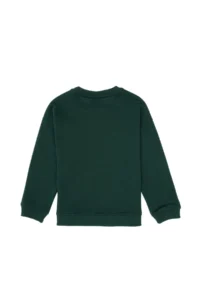US Polo Assn. Boys' Dark Green Crew Neck Basic Sweatshirt - Image 2