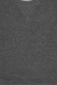 US Polo Assn. Boys' Anthracite Melanj Crew Neck Basic Sweatshirt - Image 3