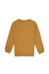 US Polo Assn. Boys' Mustard Crew Neck Basic Sweatshirt - Image 2