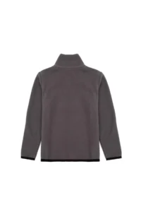 US Polo Assn. Boys' Gray Half Zippered Fleece Sweatshirt - Image 6