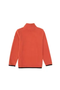 US Polo Assn. Boys' Dusty Rose Half Zippered Fleece Sweatshirt - Image 4