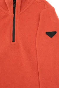 US Polo Assn. Boys' Dusty Rose Half Zippered Fleece Sweatshirt - Image 5