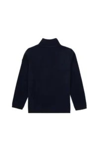 US Polo Assn. Boys' Navy Blue Half Zippered Fleece Sweatshirt - Image 2