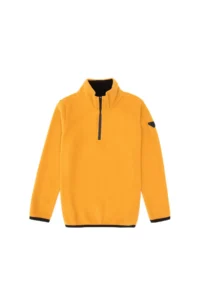 US Polo Assn. Boys' Mustard Half Zippered Fleece Sweatshirt