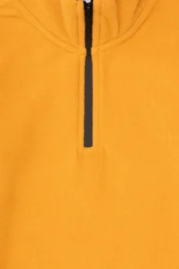 US Polo Assn. Boys' Mustard Half Zippered Fleece Sweatshirt - Image 4