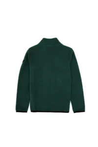 US Polo Assn. Boys' Dark Green Half Zippered Fleece Sweatshirt - Image 6