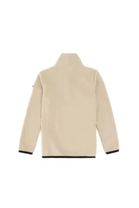 US Polo Assn. Boys' Dark Beige Half Zippered Fleece Sweatshirt - Image 2