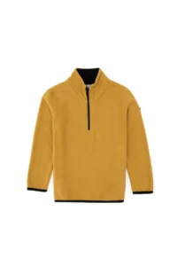 US Polo Assn. Boys' Mustard Half Zippered Fleece Sweatshirt