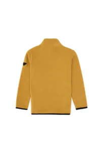 US Polo Assn. Boys' Mustard Half Zippered Fleece Sweatshirt - Image 2