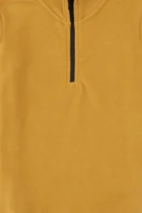 US Polo Assn. Boys' Mustard Half Zippered Fleece Sweatshirt - Image 4
