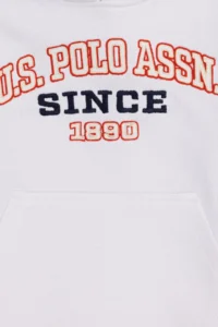 US Polo Assn. Boys' White Sweatshirt - Image 6