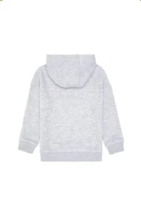 US Polo Assn. Boys' Light Gray Melanj Sweatshirt - Image 2