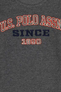 US Polo Assn. Boys' Anthracite Crew Neck Sweatshirt - Image 3