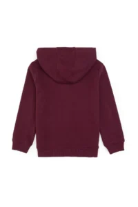 US Polo Assn. Boys' Burgundy Knitting Cardigan - Image 2