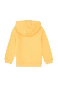 US Polo Assn. Boys' Mango Zippered Fleece Hooded Knitting Cardigan - Image 2