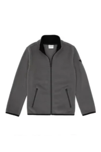 US Polo Assn. Boys' Gray Fleece Knitting Cardigan - Image 5