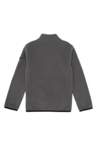 US Polo Assn. Boys' Gray Fleece Knitting Cardigan - Image 6