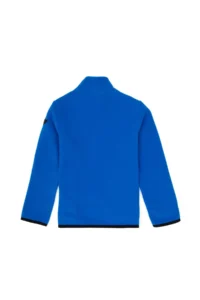 US Polo Assn. Boys' Saks Blue Fleece Knitting Cardigan - Image 4