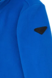 US Polo Assn. Boys' Saks Blue Fleece Knitting Cardigan - Image 5