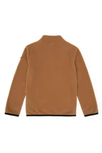 US Polo Assn. Boys' Camel Fleece Knitting Cardigan - Image 4