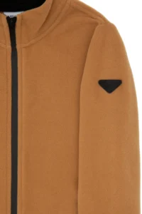 US Polo Assn. Boys' Camel Fleece Knitting Cardigan - Image 5