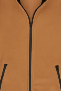 US Polo Assn. Boys' Camel Fleece Knitting Cardigan - Image 6
