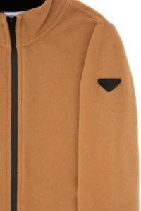 US Polo Assn. Boys' Camel Fleece Knitting Cardigan - Image 7