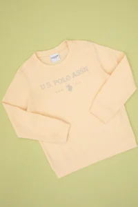 US Polo Assn. Boys' Pink Crew Neck Sweatshirt