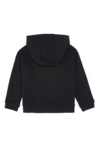 US Polo Assn. Boys' Black Hooded Basic Sweatshirt - Image 4
