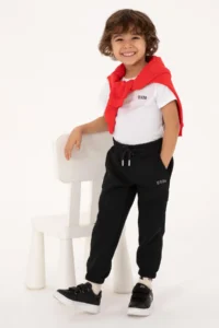 US Polo Assn. Boys' Black Sweatpants - Image 4
