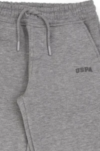 US Polo Assn. Boys' Gray Melanj Sweatpants - Image 6