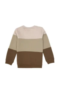 US Polo Assn. Boys' Khaki Basic Crew Neck Sweatshirt - Image 3