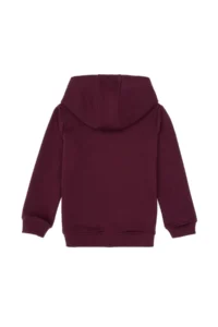 US Polo Assn. Boys' Burgundy Basic Hooded Sweatshirt - Image 2