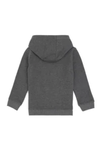 US Polo Assn. Boys' Anthracite Melanj Hooded Basic Sweatshirt - Image 3